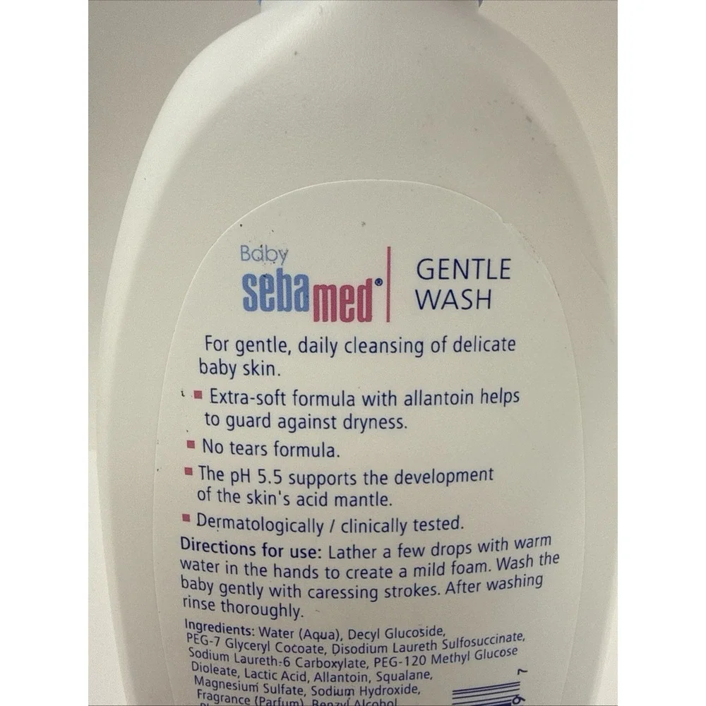 Sebamed Baby Gentle Wash Ph 5.5 With Allantoin 13.5 Fl Oz 400 mL Delicate Skin